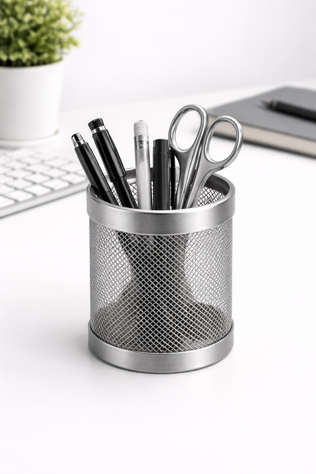 Porte-stylos minimaliste métal